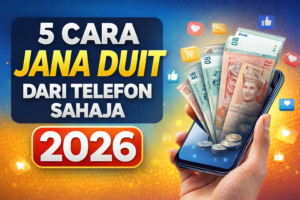 Ramai Tak Tahu! 5 Cara Jana Duit Dari Telefon Sahaja Pada 2026